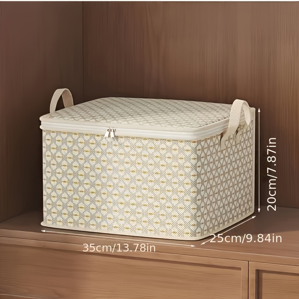 Extra Large Heavy Duty Large Storage Bag with Zipper Dustproof Clothes & Bedding Organizer