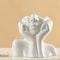 Minimalist Face Sculpture Makeup Brush Holder Desk Organizer