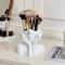 Minimalist Face Sculpture Makeup Brush Holder Desk Organizer