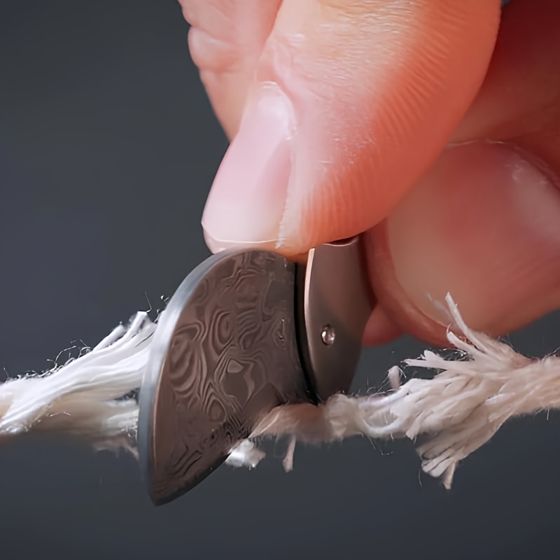 Titanium Keychain Tool Mini Bottle Opener & Compact Cutter for Everyday EDC