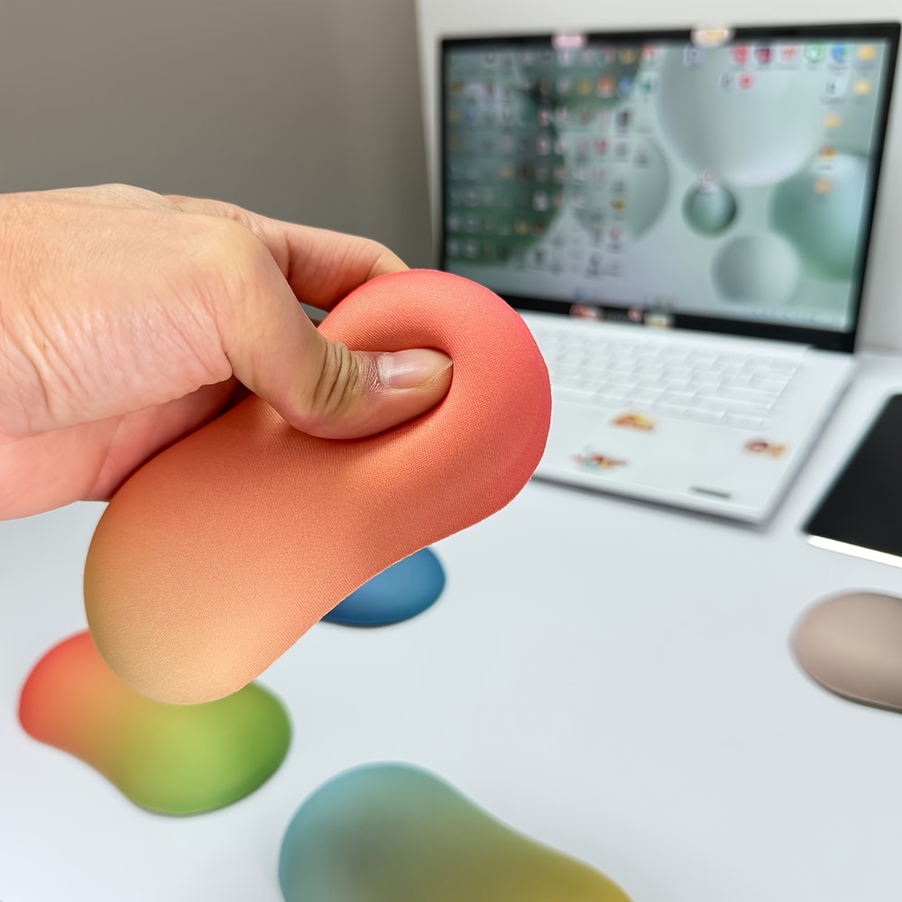 Ergonomic Memory Foam Wrist Rest Pad for Mouse Support and Carpal Tunnel Relief
