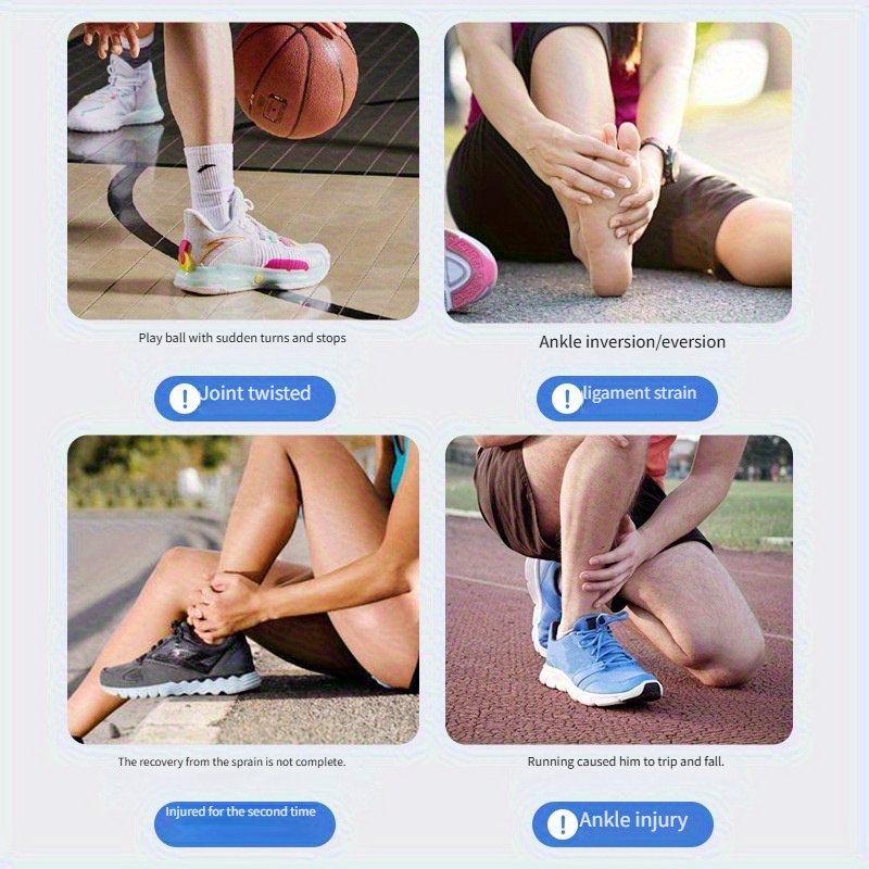 Adjustable Ankle Support Brace for Sprain Recovery & Sports Stability