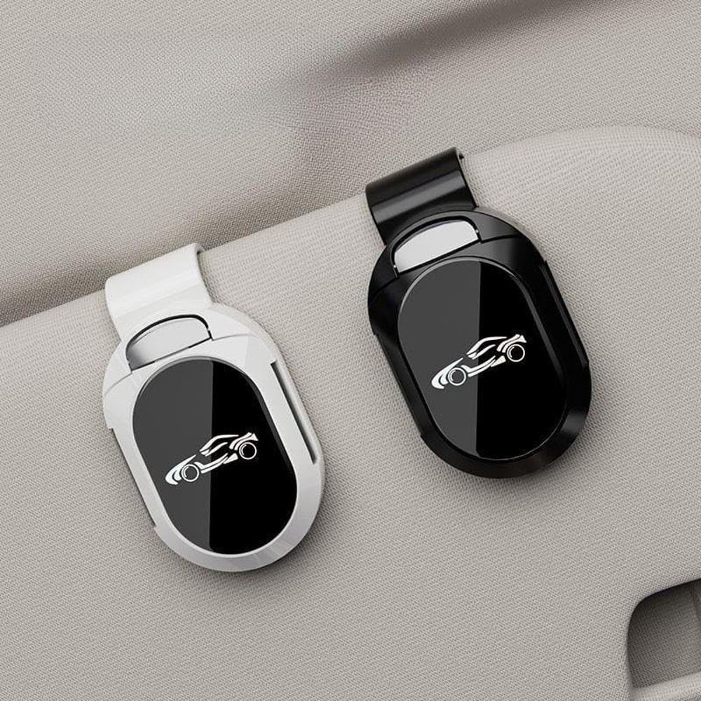 Universal Car Sunglasses Holder Clip For Visor Secure Eyeglass Holder For Car Interior 0
