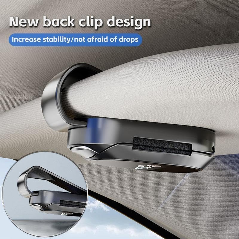 Universal Car Sunglasses Holder Clip For Visor Secure Eyeglass Holder For Car Interior 4