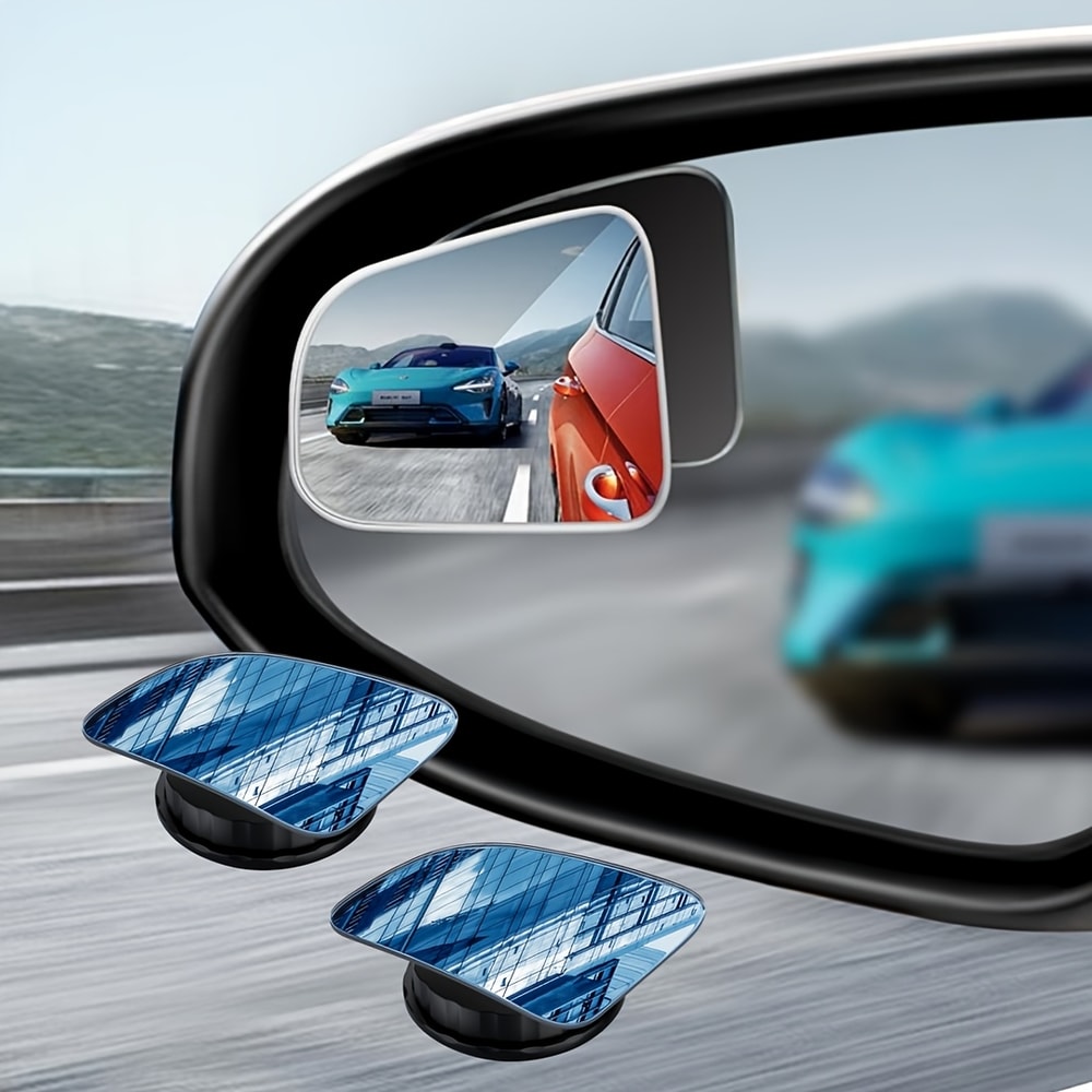 HD Wide Angle Blind Spot Mirror Set for Safer Driving and Easy Parking