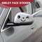 Cute Smiley Face Car Mirror Stickers car mirror stickers for Fun Rearview Style