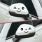 Cute Smiley Face Car Mirror Stickers car mirror stickers for Fun Rearview Style