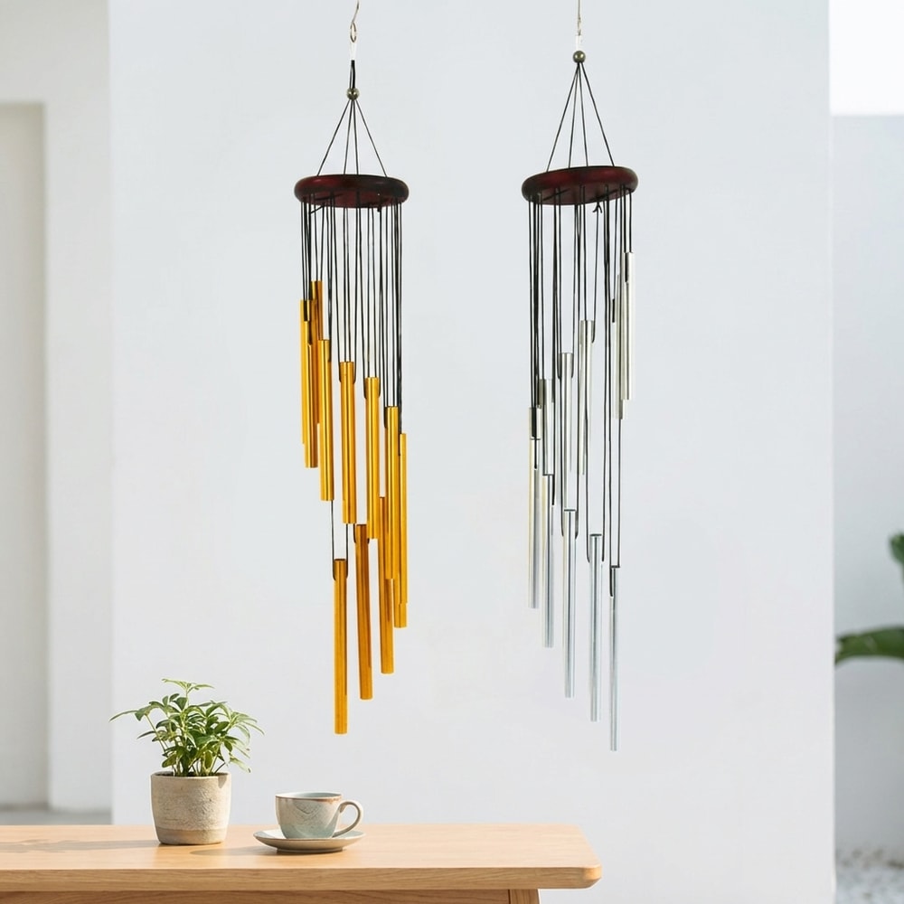 Elegant Aluminum Wind Chimes Outdoor With Tubes For Garden Memorial Home Decor 5