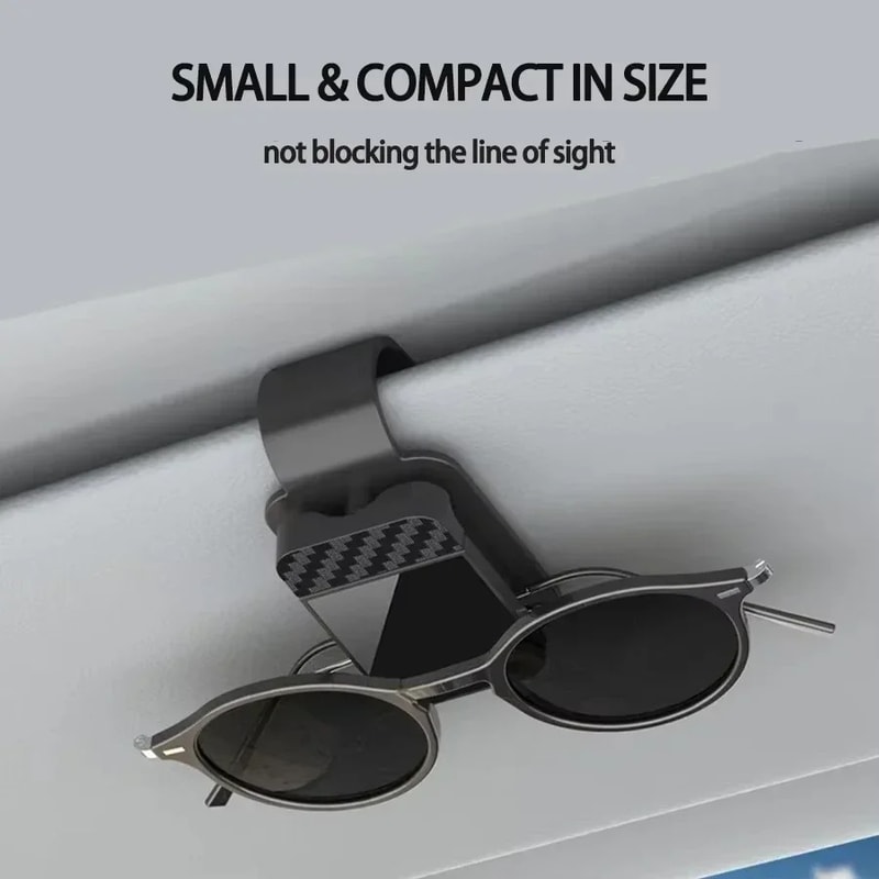 Car Visor Sunglasses Holder Clip Easy Access Glasses Organizer for Safe Driving