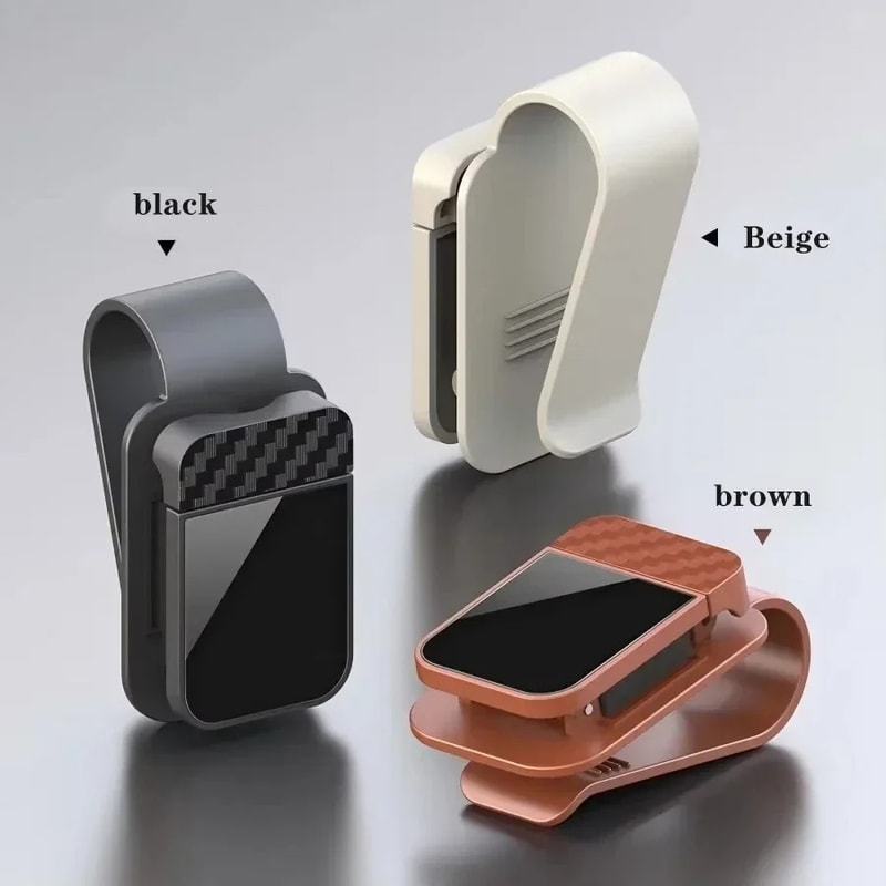 Car Visor Sunglasses Holder Clip Easy Access Glasses Organizer for Safe Driving
