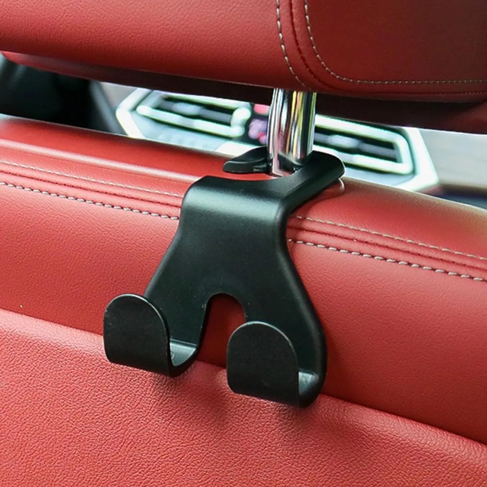 Car Seat Hook Organizer & Car Phone Holder for Headrest Storage