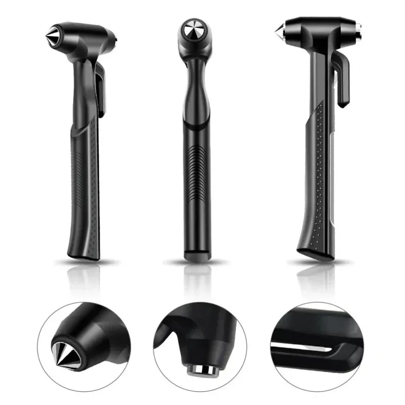 Car Safety Hammer With Window Glass Breaker Seat Belt Cutter 3