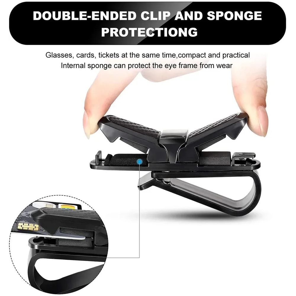 Universal Car Visor Glasses & Ticket Holder Premium Car sun visor glasses holder Clip