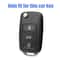 Carbon Fiber Car Key Case for Volkswagen Smart Key Fob Cover