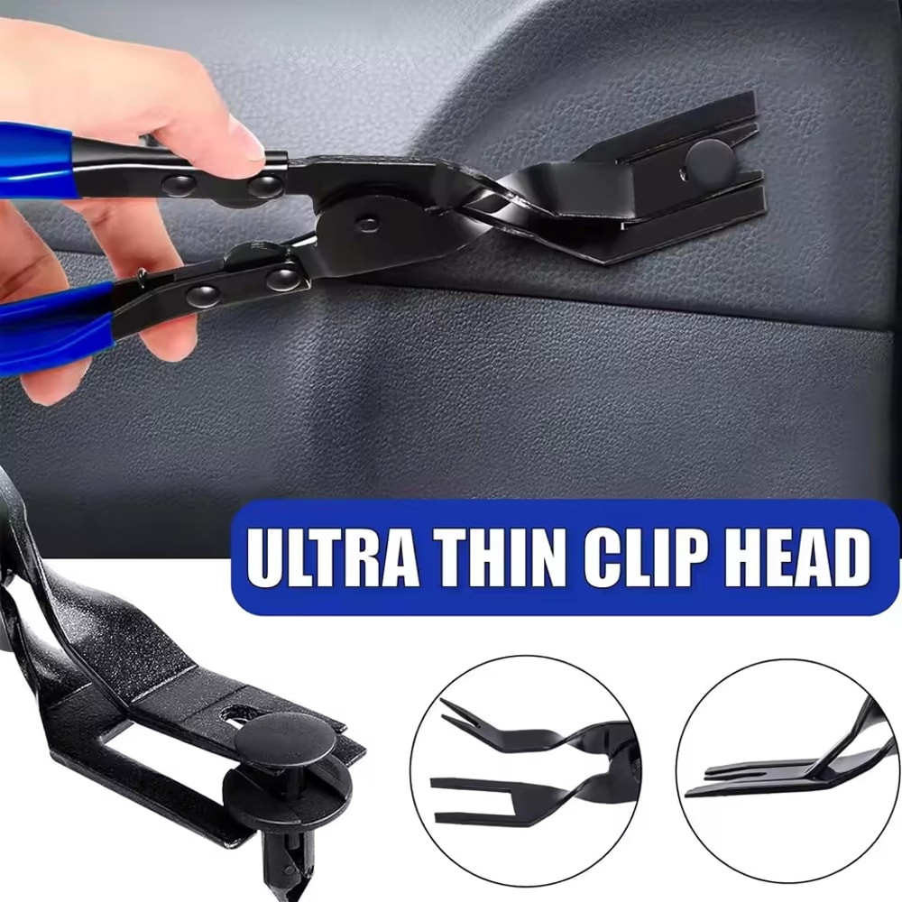 Automotive Trim Clip Removal Pliers & Upholstery Panel Removal Tool Kit