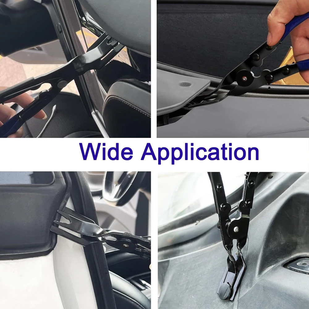 Automotive Trim Clip Removal Pliers & Upholstery Panel Removal Tool Kit