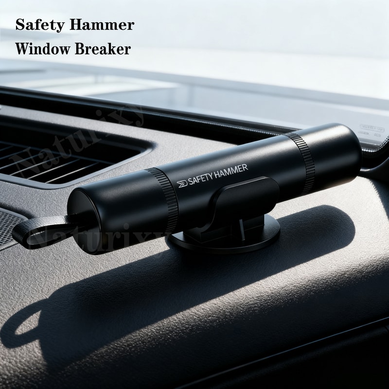 Car Emergency Hammer With Seat Belt Cutter Window Breaker Safety Tool 7