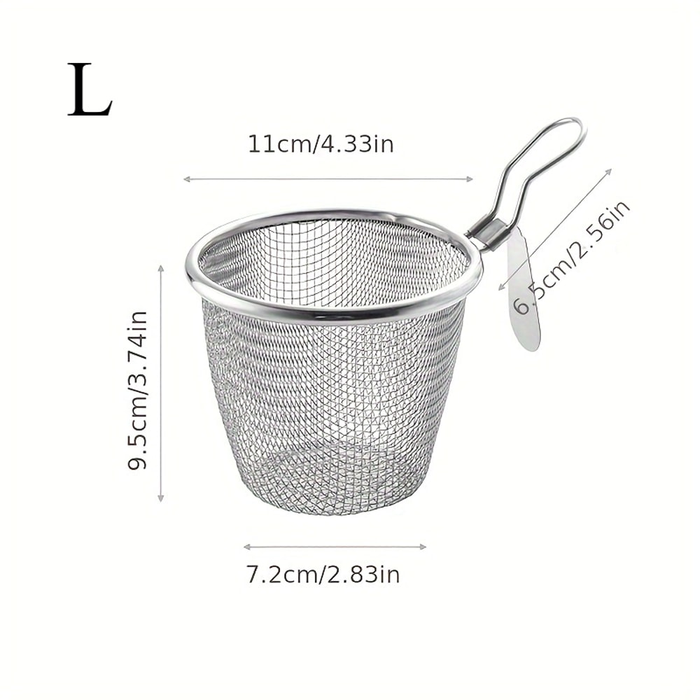 Wall Mounted Noodle Strainer Basket for Hot Pot and Pasta Draining