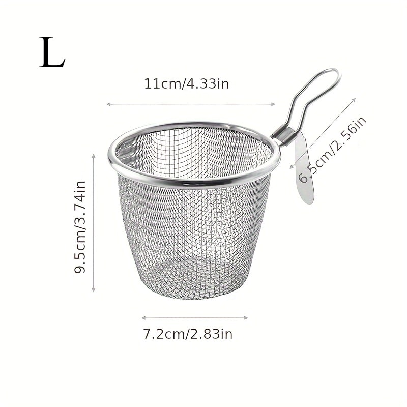 Wall Mounted Noodle Strainer Basket for Hot Pot and Pasta Draining