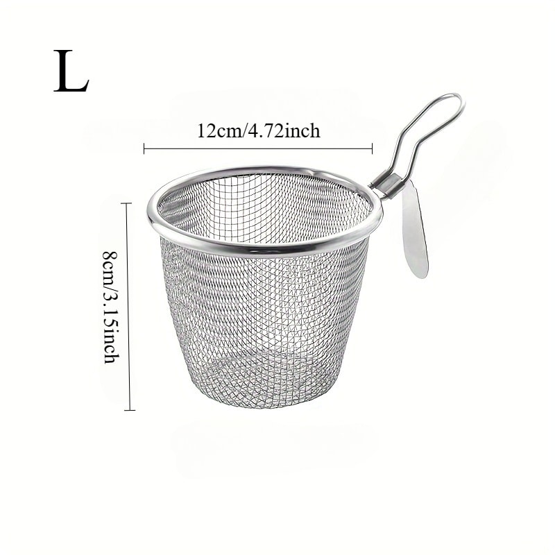 Wall Mounted Noodle Strainer Basket for Hot Pot and Pasta Draining