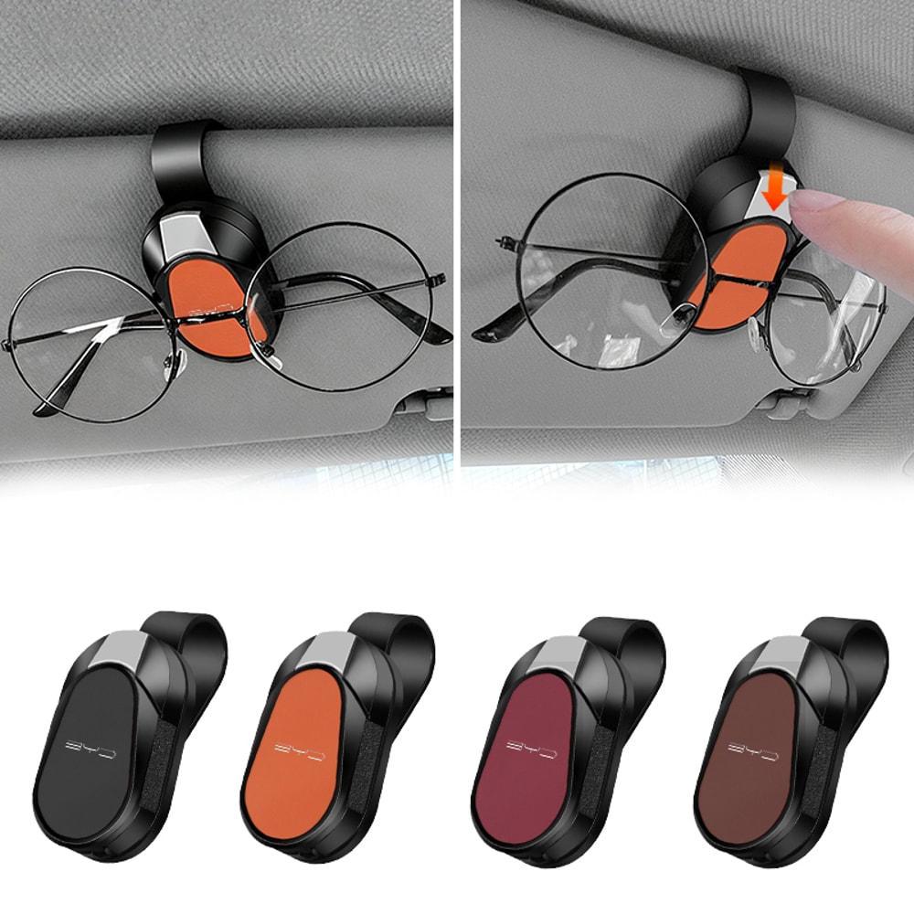 Magnetic Car Glasses Clip Sun Visor Holder For Sunglasses Cards 0
