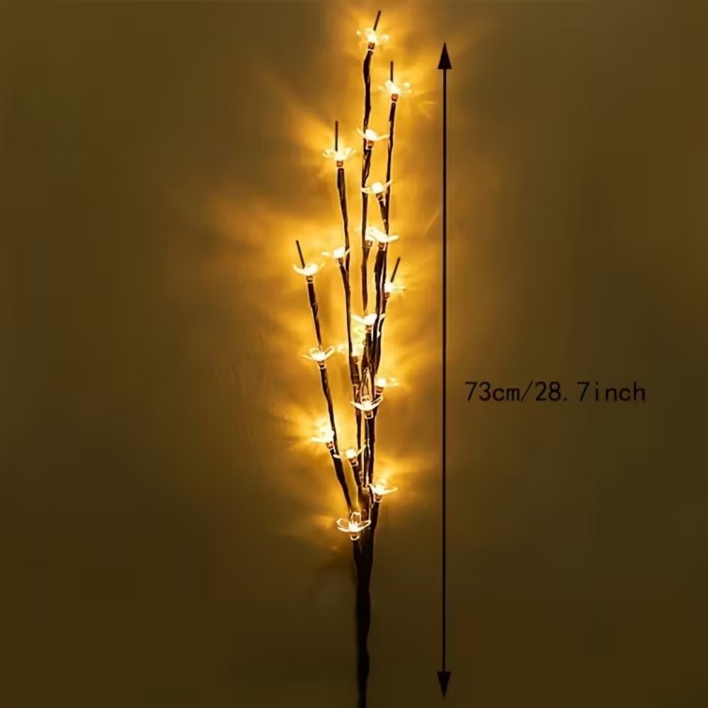 LED Cherry Blossom Tree Light Battery Powered Decorative Night Lamp for Home, Wedding & Party Decor