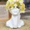 Creative Female Bust Vase Makeup Brush Holder Art Decor Desk Organizer