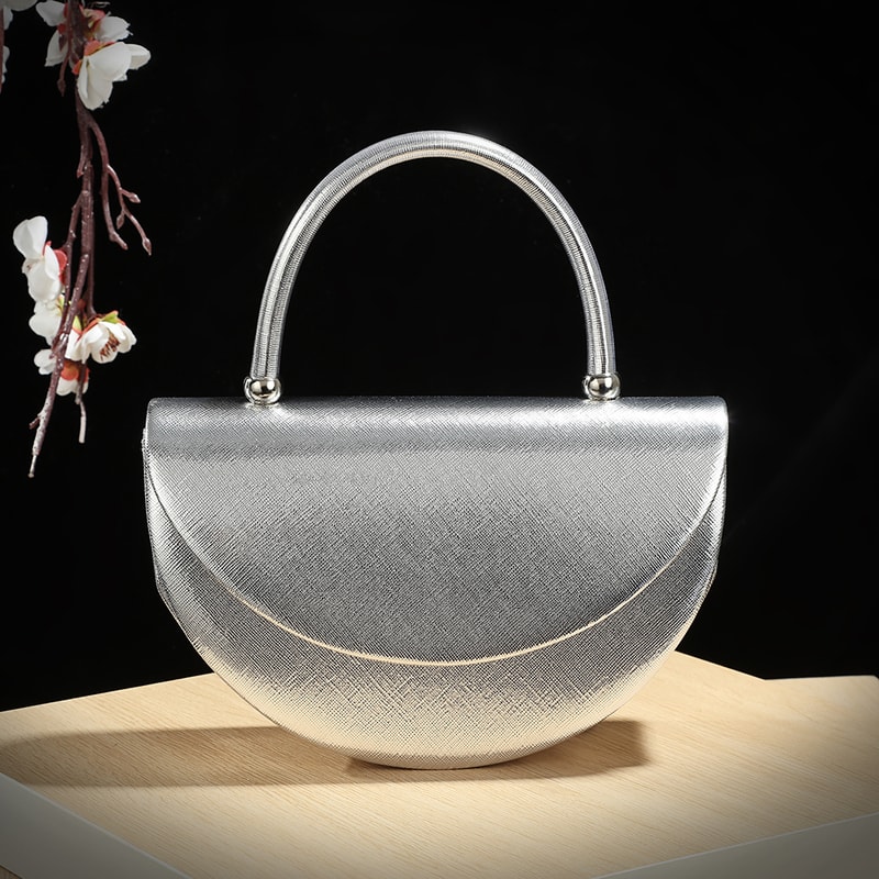 Elegant Sparkling Diamond Studs Clutch Bag Premium Square Evening Bag for Weddings & Parties