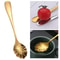 Luxury Gold Shell Shaped Stainless Steel Coffee & Dessert Spoon