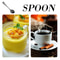 Luxury Gold Shell Shaped Stainless Steel Coffee & Dessert Spoon