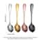 Luxury Gold Shell Shaped Stainless Steel Coffee & Dessert Spoon