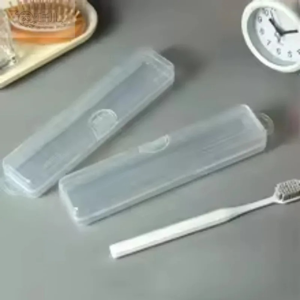Portable Toothbrush Holder & Toothpaste Organizer Case for Travel