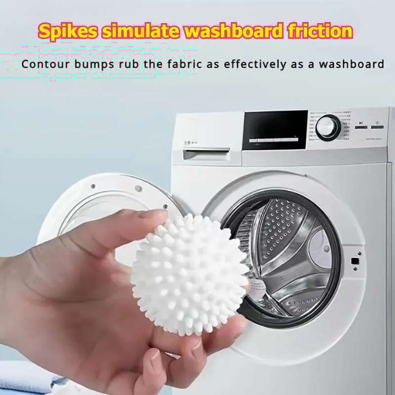 Laundry Balls for Powerful Stain Removal & Lint Control