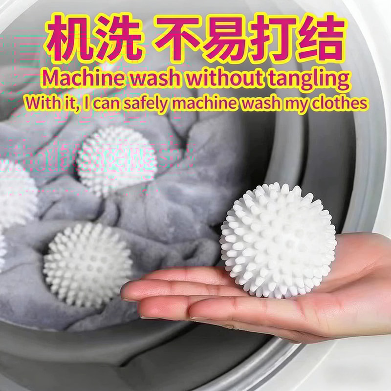 Laundry Balls for Powerful Stain Removal & Lint Control