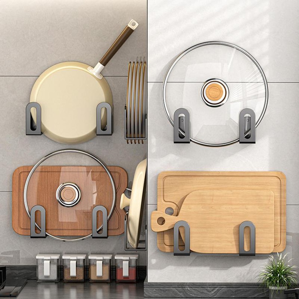 Space Saver Pot Lid Holder & Cabinet Storage Rack
