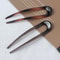 Elegant Acetate U Shaped Hair Fork for Women Stylish Geometric Hairpin
