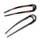 Elegant Acetate U Shaped Hair Fork for Women Stylish Geometric Hairpin