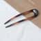 Elegant Acetate U Shaped Hair Fork for Women Stylish Geometric Hairpin