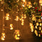 Warm White Ball Wishing Globe Lights Battery Powered String Lights for Bedroom & Party