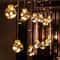 Warm White Ball Wishing Globe Lights Battery Powered String Lights for Bedroom & Party