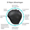 Premium Silicone Swimming Cap With Ear Pockets Perfect Swim Cap For Long Hair Adults Teens 1