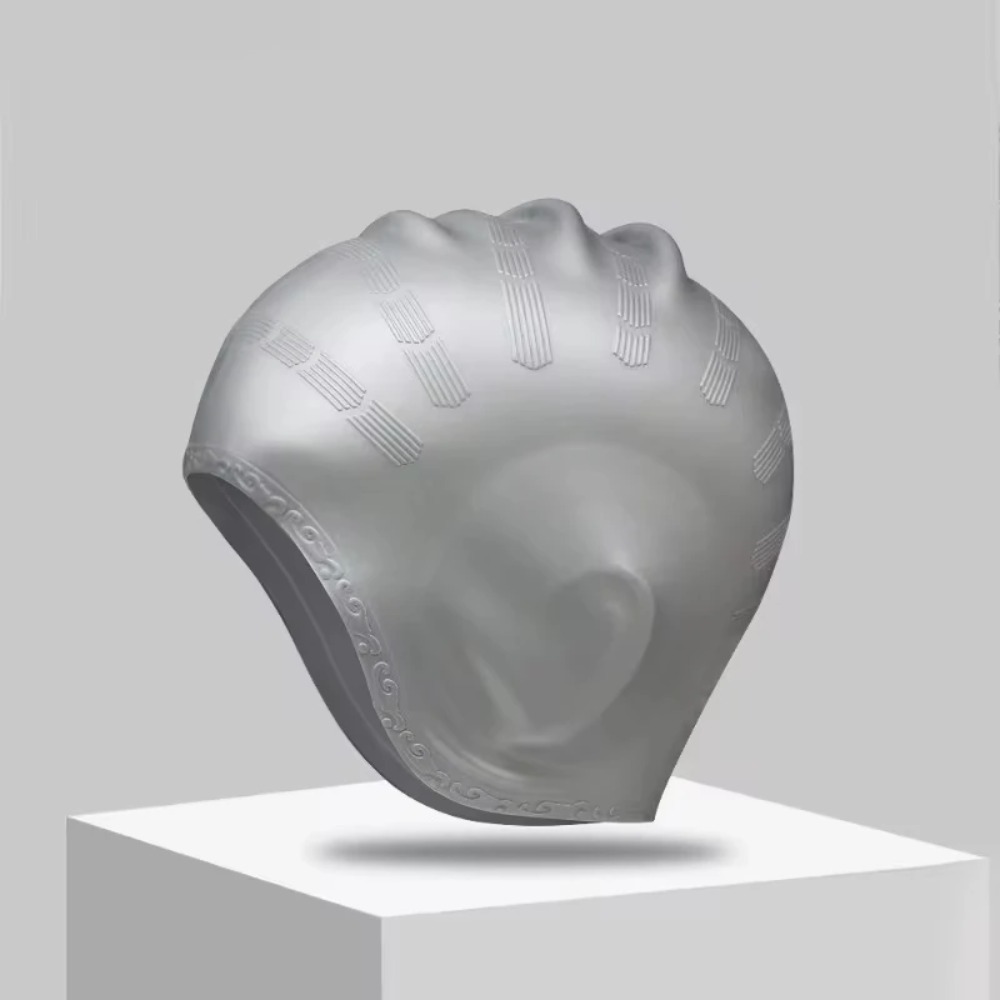 Premium Silicone Swimming Cap With Ear Pockets Perfect Swim Cap For Long Hair Adults Teens 8