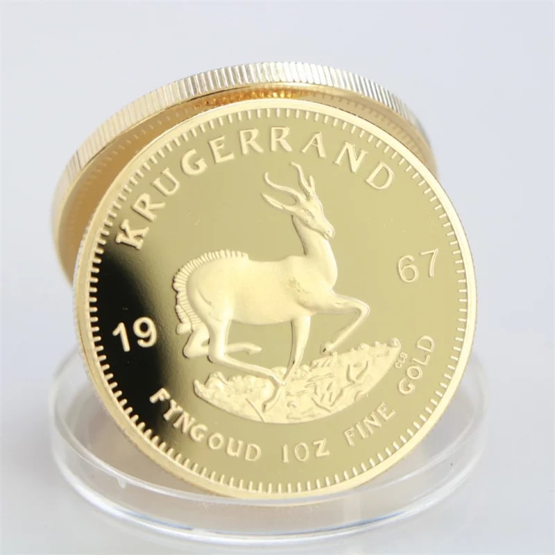 Premium Paul Kruger Krugerrand Gold Coin Replica Collectible Gold Coin Collectible Decor 2