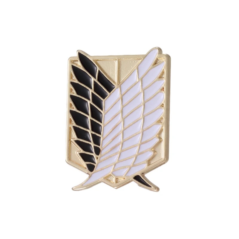 Attack On Titan Anime Enamel Pin Badge Eren Mikasa Lapel Accessory 7