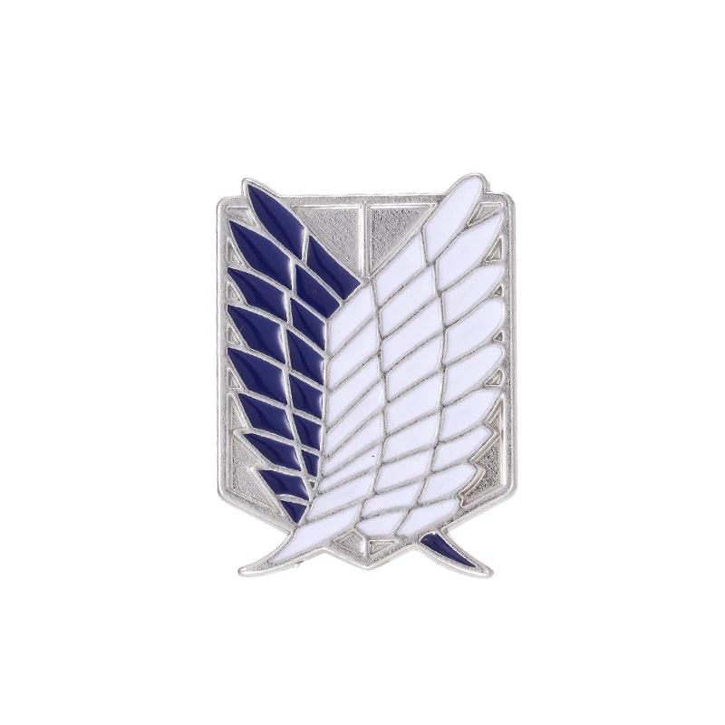 Attack On Titan Anime Enamel Pin Badge Eren Mikasa Lapel Accessory 8