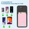 Soft Silicone Phone Wallet Holder with Adhesive for iPhone & Android Cards