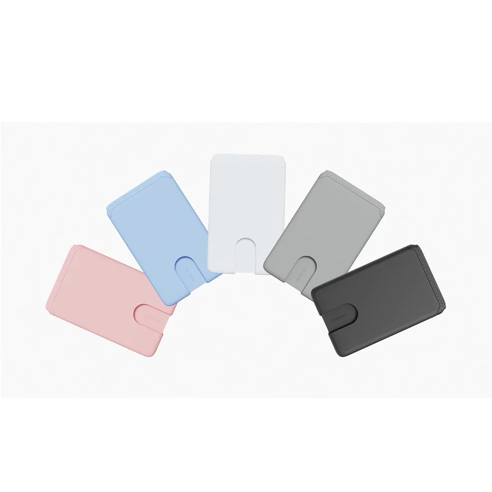 Soft Silicone Phone Wallet Holder with Adhesive for iPhone & Android Cards