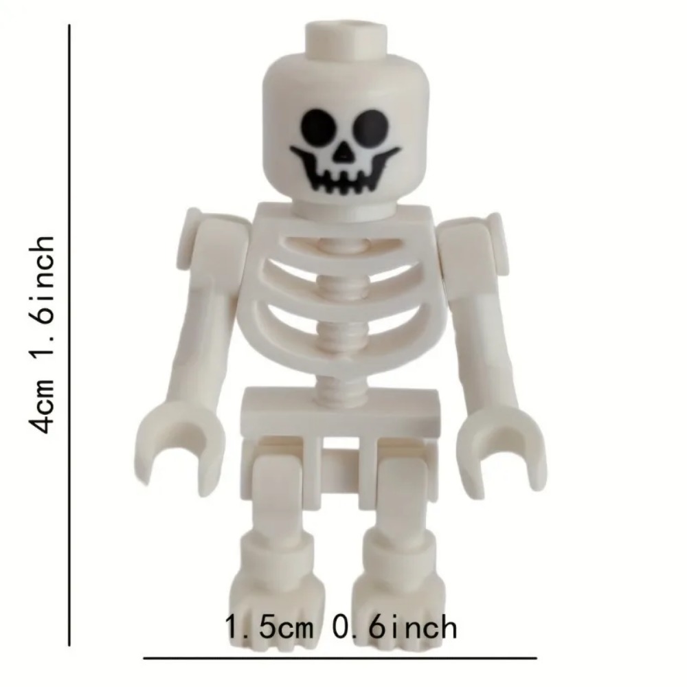 Skeleton Army Mini Building Blocks Set DIY Halloween Figures Mini Action Figures 4
