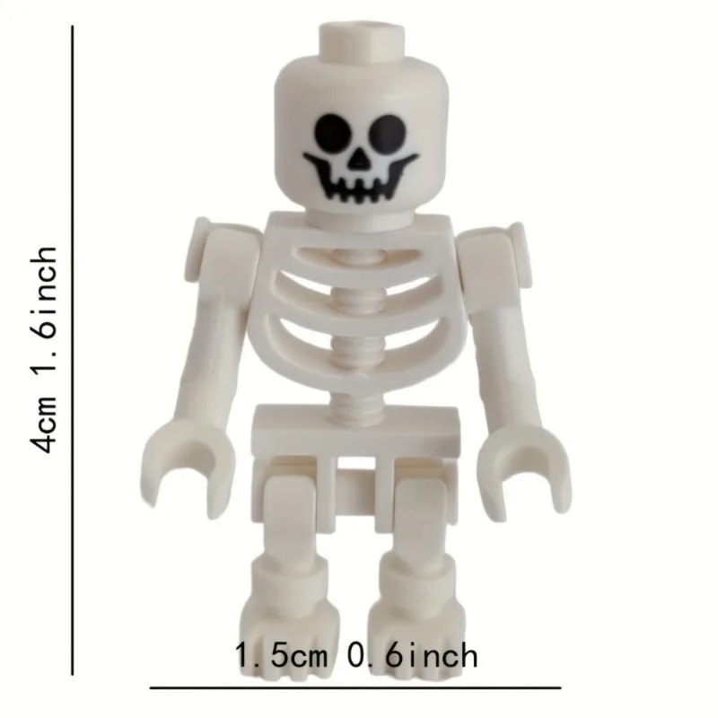Skeleton Army Mini Building Blocks Set DIY Halloween Figures Mini Action Figures 4