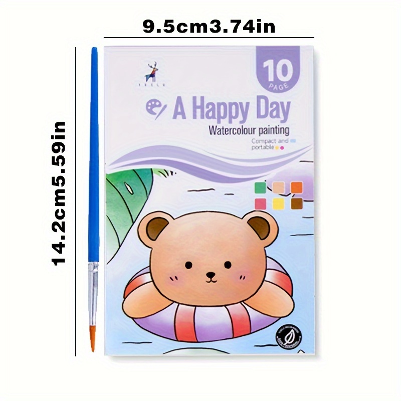 Watercolor Painting Book Paint With Water Art Set For Kids And Beginners 1